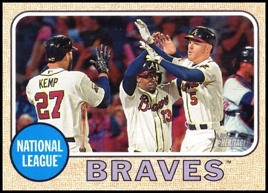 289 Atlanta Braves Team Card